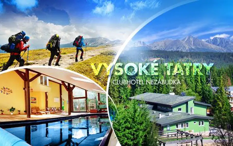 Vysoké Tatry, krásný resort na 3 či 4 dny s All Inclusive nebo polopenzí a wellness s bazénem, do prosince 2016!