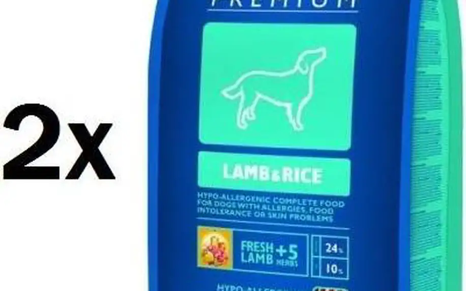 Brit Premium Dog Lamb & Rice 2 x 15 kg + Doprava zdarma