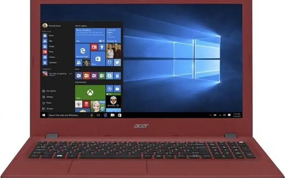 Acer Aspire E15 (E5-573-30SD) (NX.MVJEC.004) červený + dárek Monitorovací software Pinya Guard - licence na 6 měsíců (zdarma)+ Voucher na skin Skinzone pro Notebook a tablet CZ v hodnotě 399 Kč jako dárek+ dárek Brašna na notebook GoGEN ANKARA 15,6" černá