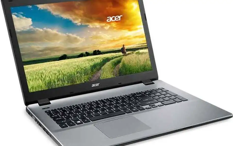 Výkonný notebook Acer Aspire E17 (E5-771-39KP) (NX.MNXEC.001) stříbrný + dárky