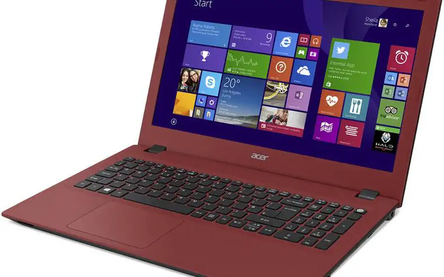 Acer Aspire E15 (E5-573-30SD) (NX.MVJEC.004) červený + dárek Monitorovací software Pinya Guard - licence na 6 měsíců (zdarma)+ Voucher na skin Skinzone pro Notebook a tablet CZ v hodnotě 399 Kč jako dárek+ dárek Brašna na notebook GoGEN ANKARA 15,6" černá