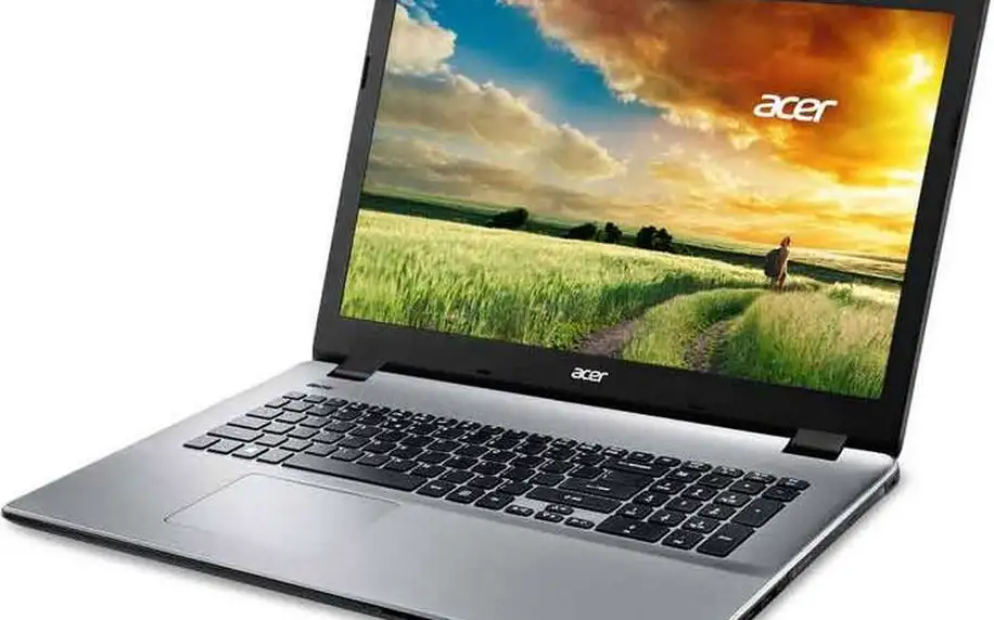 Výkonný notebook Acer Aspire E17 (E5-771-39KP) (NX.MNXEC.001) stříbrný + dárky