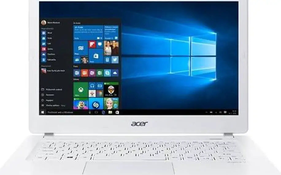 Výkonný notebook Acer Aspire V13 (V3-371-387H) (NX.MPFEC.013) bílý + dárek Voucher pro INTEL® SOFTWARE STARTER PACK (zdarma)+ dárek Monitorovací software Pinya Guard - licence na 6 měsíců (zdarma) + Software za zvýhodněnou cenu + Doprava zdarma