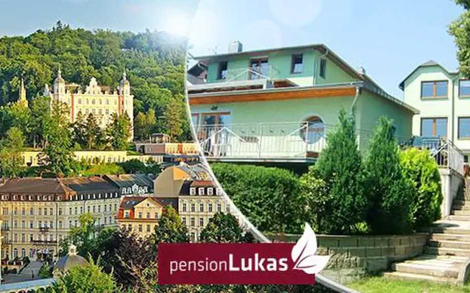 Karlovy Vary! Pobyt pro 2 osoby se snídaní na 2 až 6 dní v Pensionu Lukas! Ubytování jen 10 minut od centra!