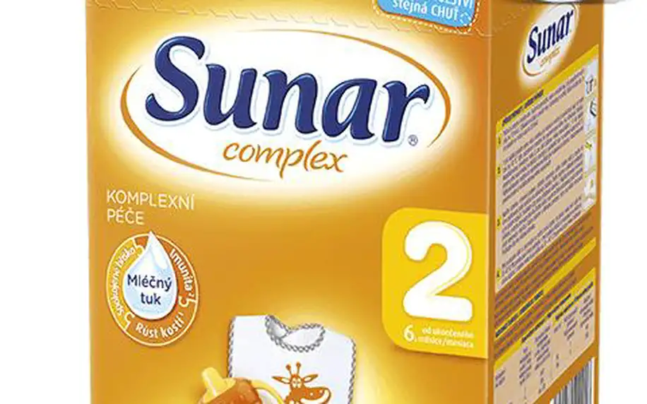 12x SUNAR Complex 2 (600g) – kojenecké mléko
