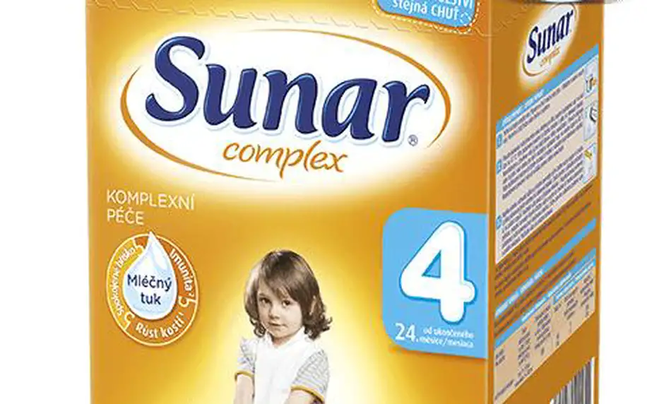 12x SUNAR Complex 4 (600g) – kojenecké mléko