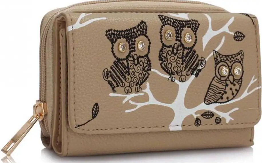 Dámská peněženka Owl 1045 tělová
