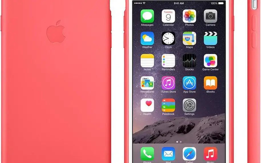 Apple Silicone Case pro iPhone 6 Plus, růžová - MGXW2ZM/A