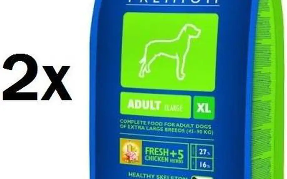 Granule Brit Premium Dog Adult XL 2 x 15 kg + Doprava zdarma