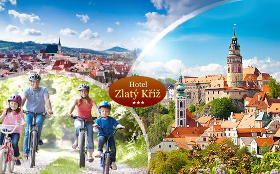Rodinný pobyt blízko města Český Krumlov na 3 až 6 dní pro 2 osoby vč. polopenze a vína + dítě do 10 let zdarma!