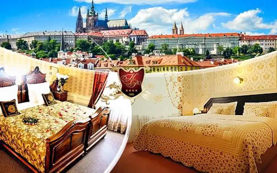 Praha: luxusní pobyt na 2 - 3 dny pro 2 osoby v 4* hotelu se snídaní + možnost oběda či večeře na lodi na Vltavě!