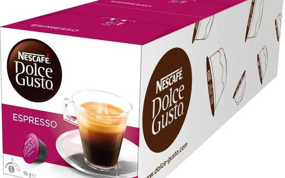 Kapsle pro espressa Nescafé Dolce Gusto Espresso 3 balení
