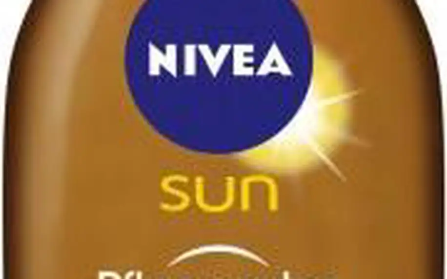 Nivea Sun Olej na opalování ve spreji SPF 6 150 ml + Nivea Sprchový gel Waterlily & Oil 250 ml