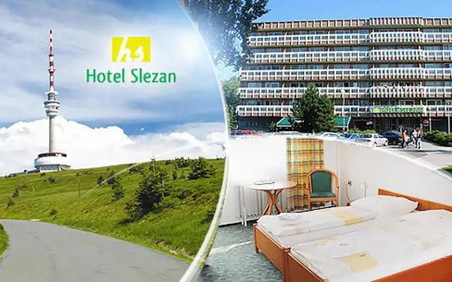 Hrubý Jeseník, Hotel Slezan*** na 3 až 6 dní pro 1 či 2 osoby s polopenzí, 90min. wellness, slevou na motokáry i masáže.