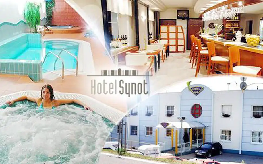 Slovácko - Hotel Synot! Wellness pobyt na 3 dny pro 2 osoby vč. polopenze, sauny a aquacentra. Platnost 10/2016.