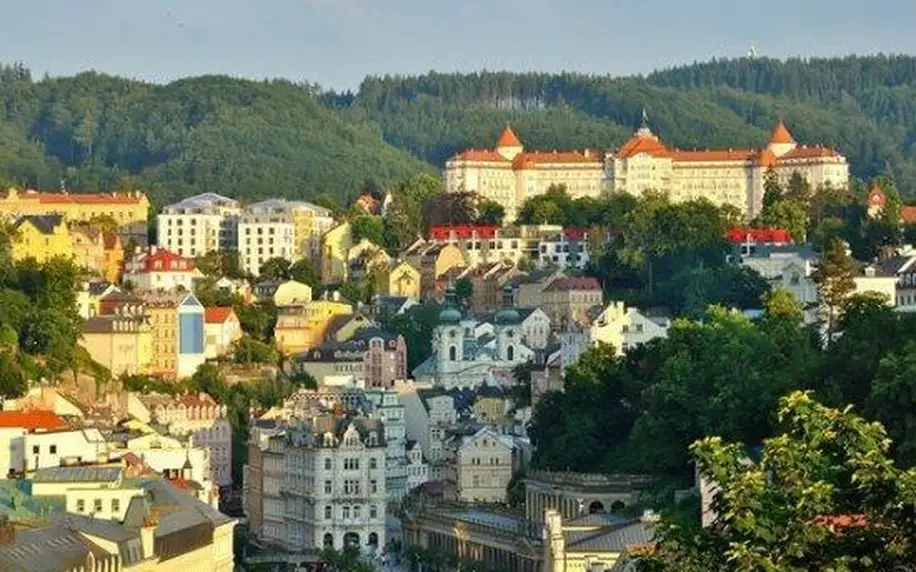 3, 5 nebo 6denní pobyt pro 2 osoby s polopenzí v hotelu Gejzír v Karlových Varech