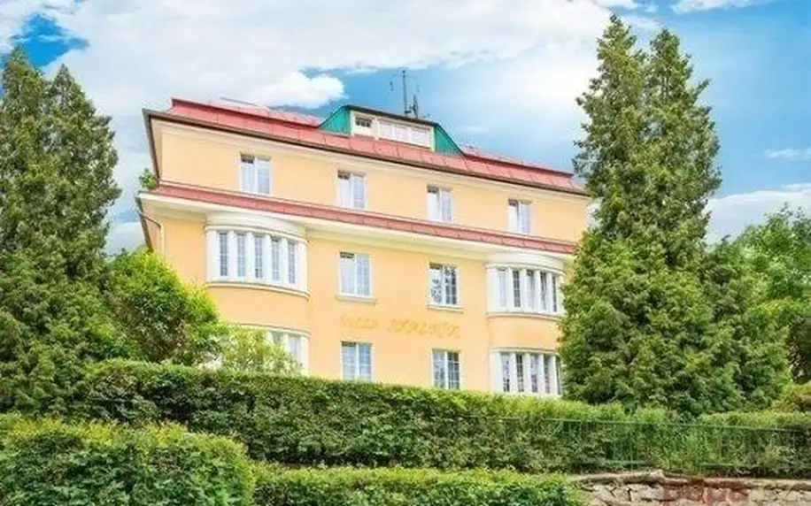 3–8denní wellness pobyt v hotelu Villa Skalník v Mariánských Lázních pro 2 s polopenzí