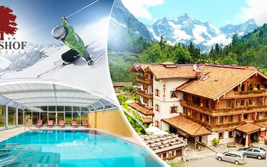 Luxusní Rakouské Alpy na 3-6 dní pro 1 osobu s polopenzí, neomezeným wellness a lyžováním