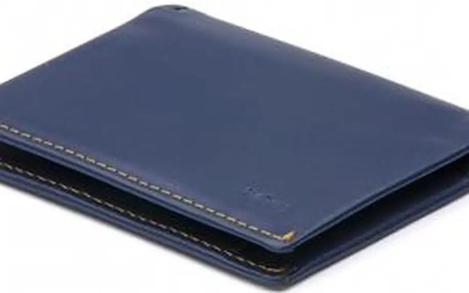 Pánská kožená peněženka Slim Sleeve Blue steel