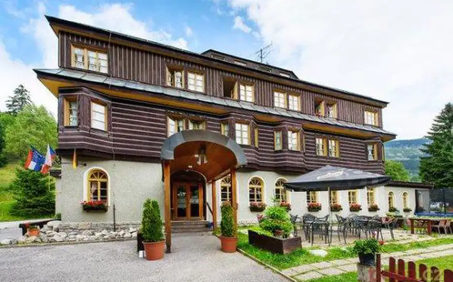 3denní pobyt pro 2 s polopenzí a wellness v Alpském hotelu ve Špindlerově Mlýně
