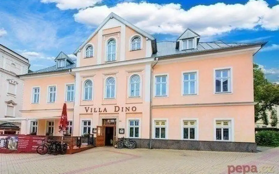 3 až 8denní wellness pobyt pro 2 v hotelu Villa Dino v Mariánských Lázních