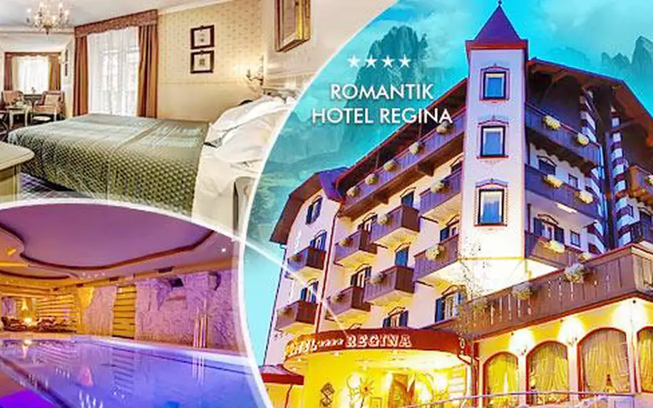 Itálie, Dolomity - San Martino na 6 dní pro dva ve 4* hotelu s polopenzí, wellness a fitness