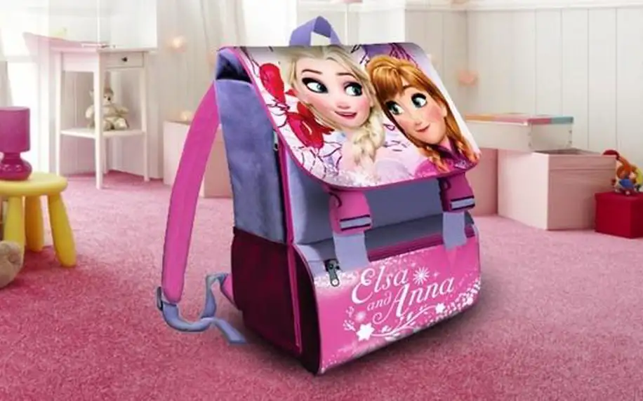 Školní batoh s motivem Elsa a Anna