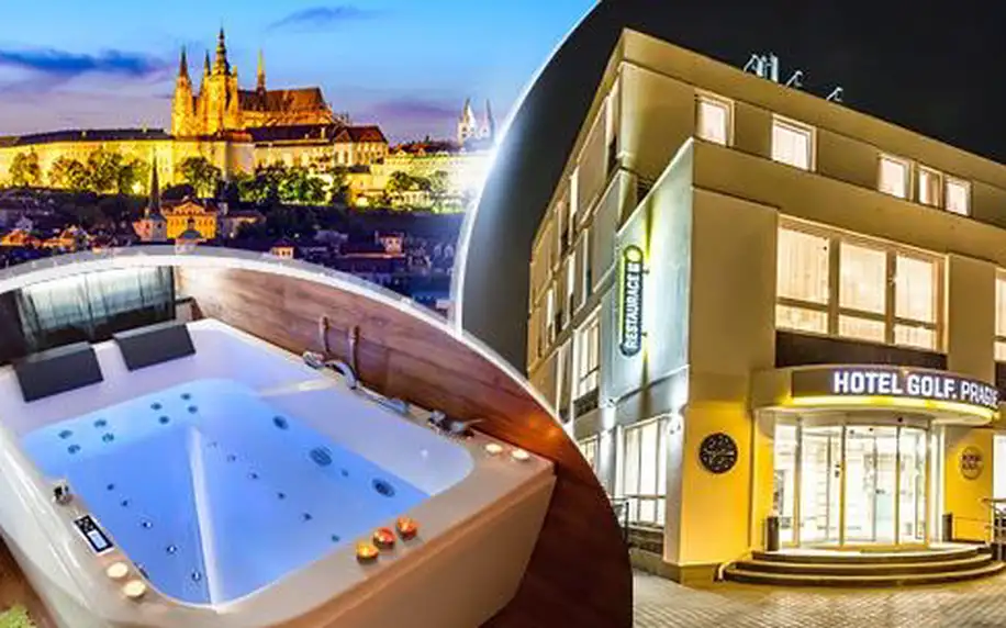 Hotel Golf**** Praha na 3 dny pro 2 osoby se snídaněmi/polopenzí a wellness, do 29.12.2016