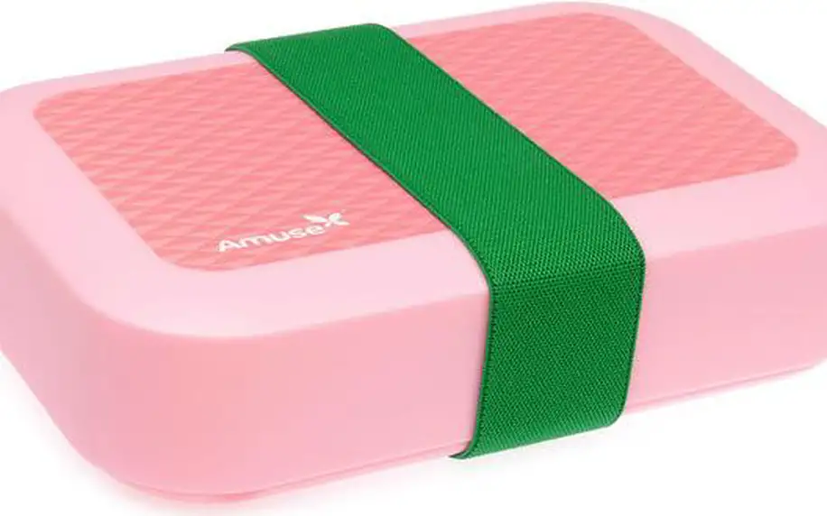 Svačinový box Amuse, růžový