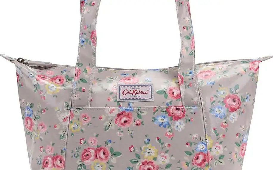 Béžová květovaná kabelka Cath Kidston