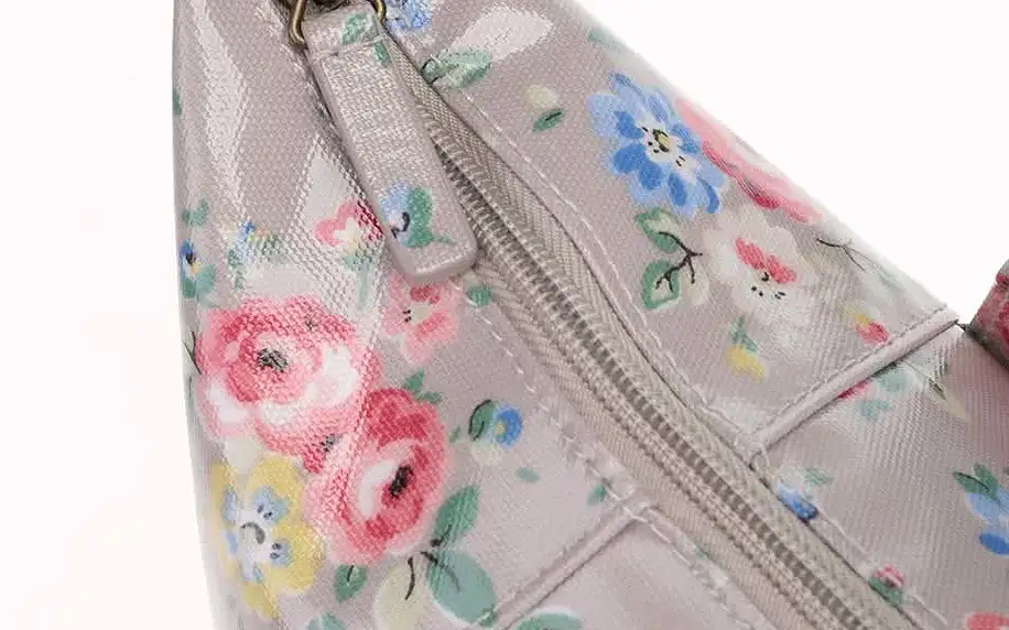 Béžová květovaná kabelka Cath Kidston