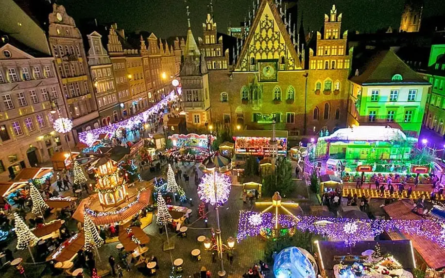 Zájezd do kouzelné vánoční Wroclawi pro JEDNOHO – odjezdy z mnoha měst