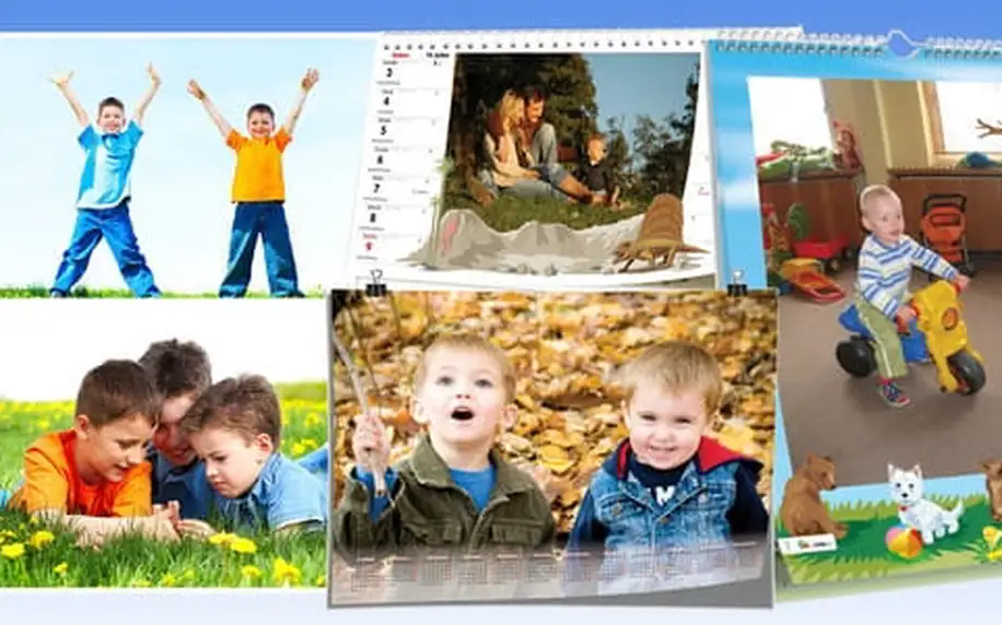 Nástěnné či stolní kalendáře z vašich vlastních fotografií. Osobitý dárek nejen pod vánoční stromeček.