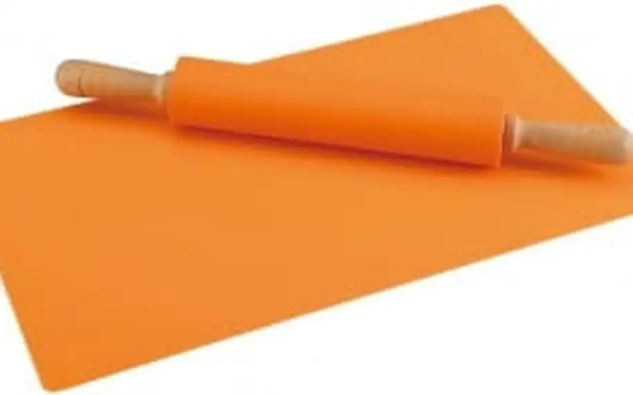 Vál silikonový s válečkem, oranžová RENBERG RB-3750oran