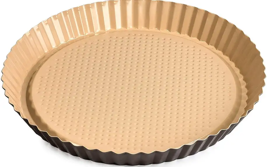 4Home Forma na koláč s keramickým povrchem, hnědá, 28 cm, v. 3 cm