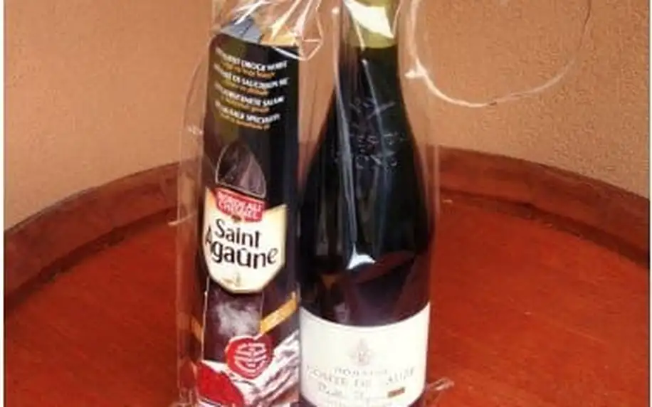 Gurmánské balíčky s lahvinkou skvělého vína