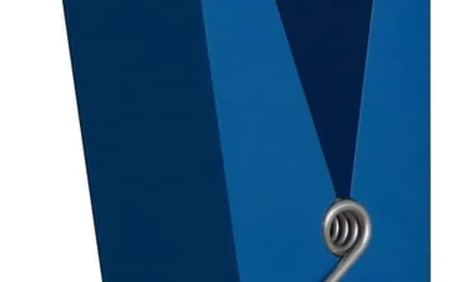 Modrý kolík na zavěšení šatních doplňků SwabDesign