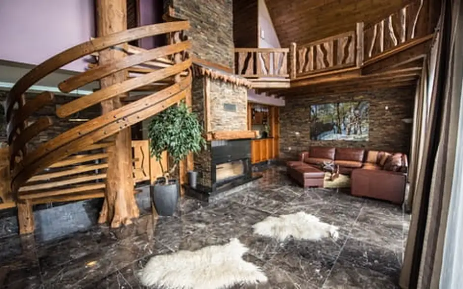 Nevídaný luxus a komfort v chatách Mountain resort pro 8 osob