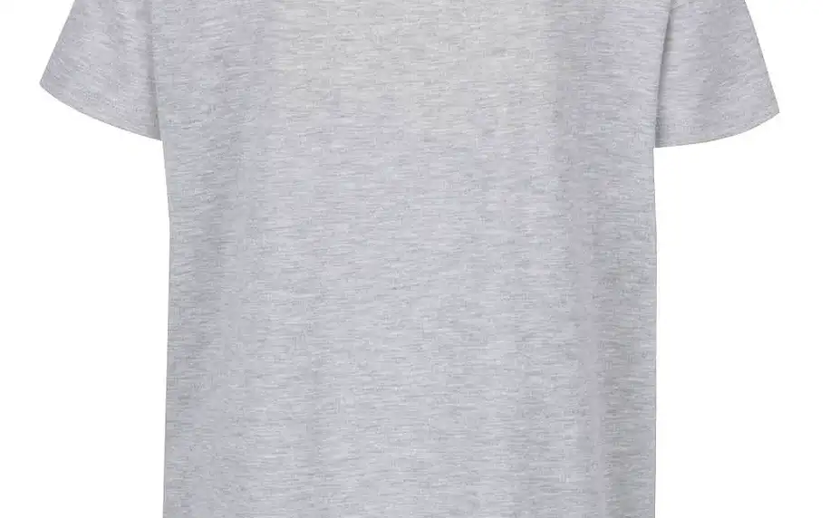 Světle šedé žíhané tričko s plastickým nápisem ONLY Alexa