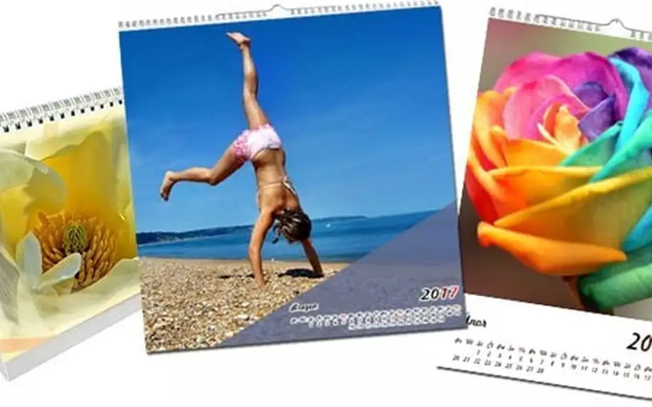 Originální kalendář z vašich vlastních fotografií v různých provedeních