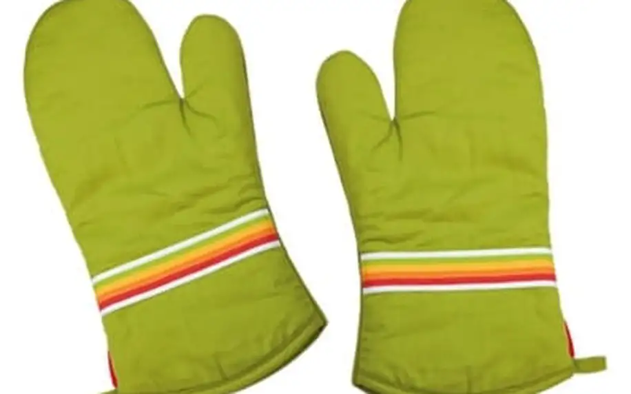 Kuchyňské rukavice PRESTO TONE, pravá a levá, zelená