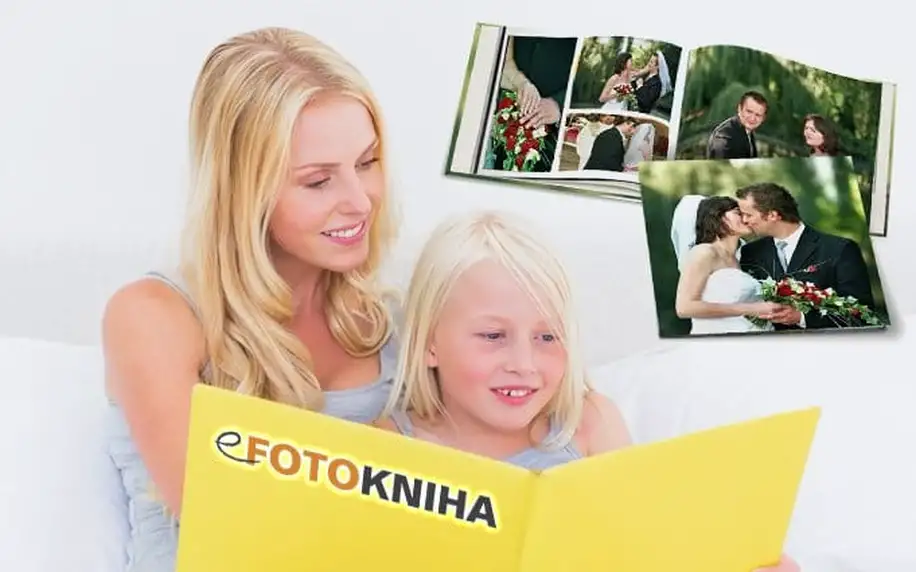 Fotokniha ve formátu A4 v pevné vazbě se 40, 60 či 80 stranami