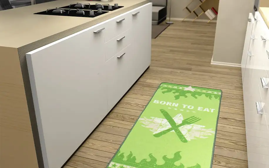 Kuchyňský koberec Born To Eat, 80x200 cm