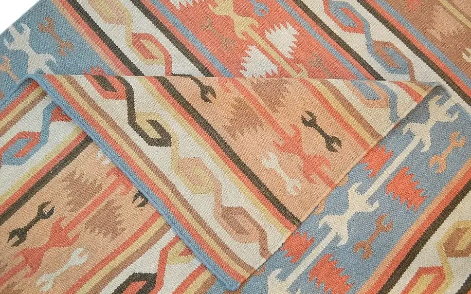 Ručně tkaný koberec Kilim Anahi, 120x180 cm - doprava zdarma!