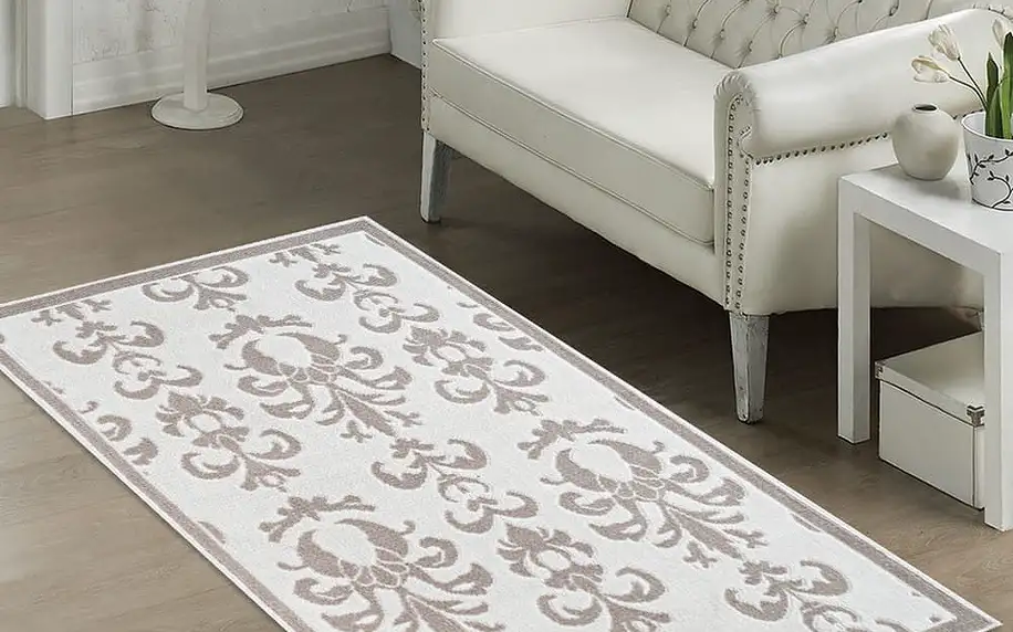 Odolný koberec Grace, 60x90 cm, béžový