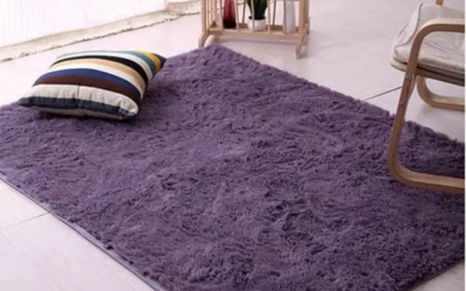 Měkký koberec do ložnice či obýváku