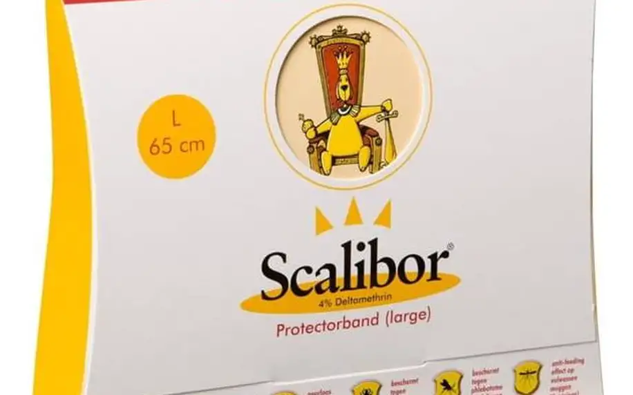 Antiparazitní obojek Scalibor Protectorband pro psy - 65 cm