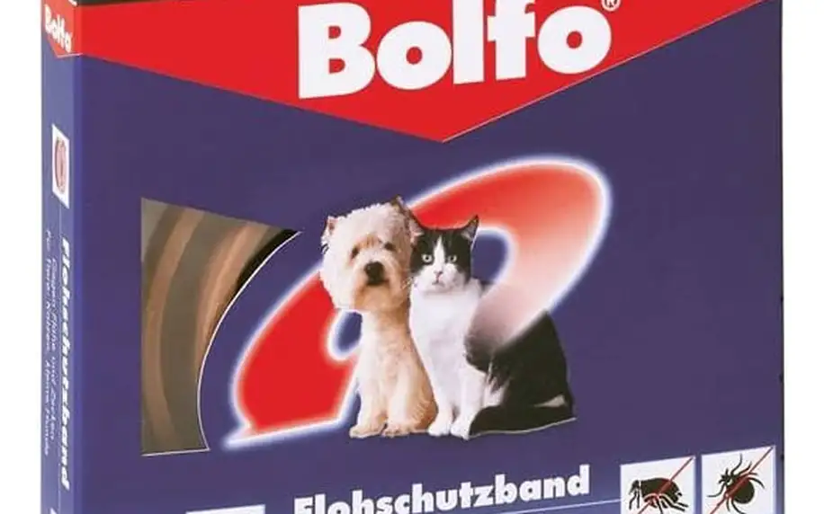 Antiparazitní obojek Bayer Bolfo 38 cm pro kočky a malé psy