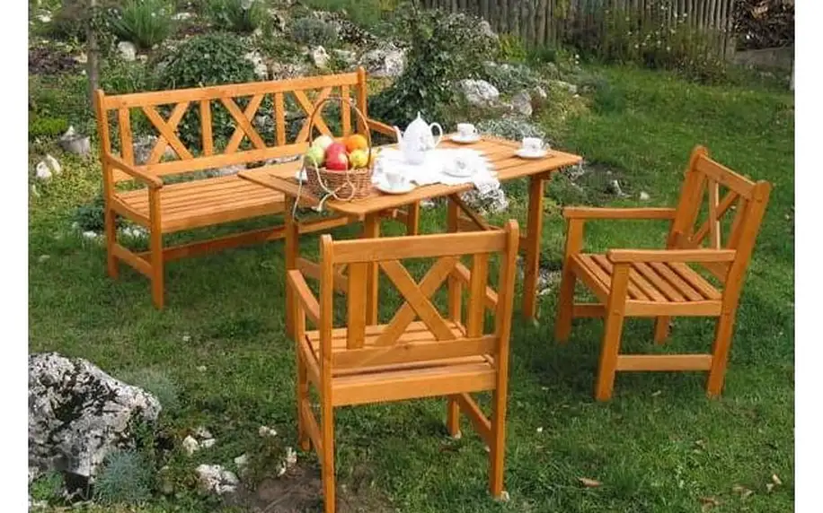 Zahradní nábytek Rojaplast Alpen oranžový