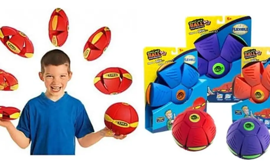 Dětský létající míč - Flat Ball